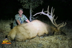 A 2020 Rocky Mountain Elk taken with SC2 Outdoors in Northern California on a Private Lands Management Tag